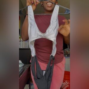 White and Black Women's swim wear